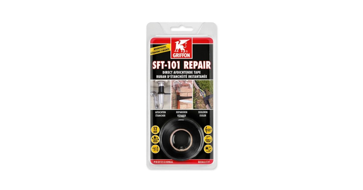 Leiding Reparatie watergeactiveerde tape 75mm x 2,7 meter