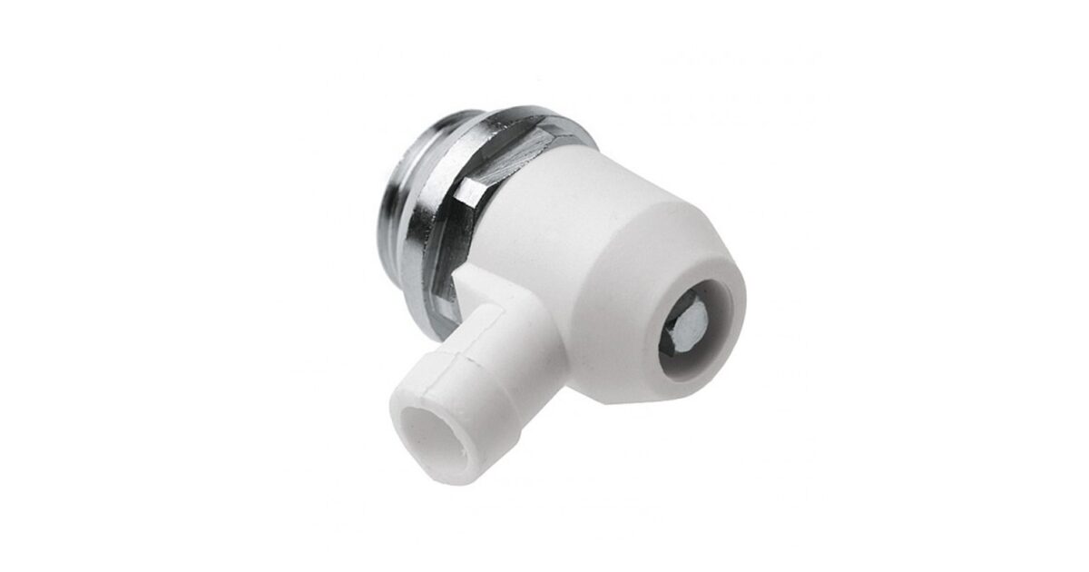 radiator plug met draaibare aftapkraan grote doorlaat, 1x buitendraad ...