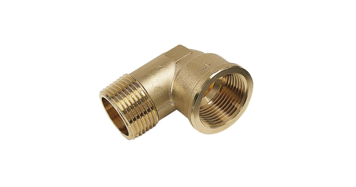 Wanddoorvoer 1/2 Inch – 4 Stuks Messing 90° Bocht Met Binnendraad, Voor Tuin, Kraan En Stal